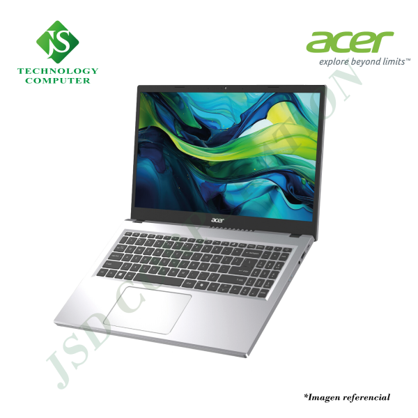 ACER ASPIRE GO 15 INTEL CORE I3-N305 8N 8GB LPDDR5 512GB SSD 15.6 FHD IPS WIN 11 HOME PURE SILVER - Imagen 3