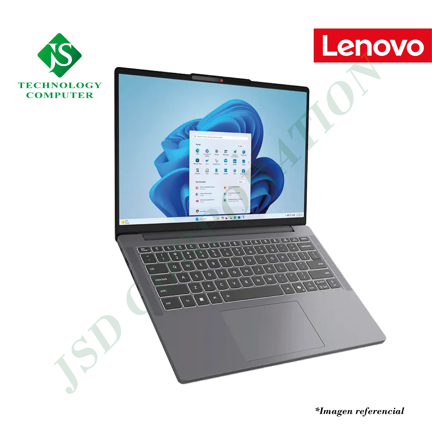 LENOVO IDEAPAD SLIM 3 14ARP10 RYZEN 7-7735HS 16GB DDR5 512GB SSD AMD RADEON 14" WUXGA IPS OLED FD - Imagen 2